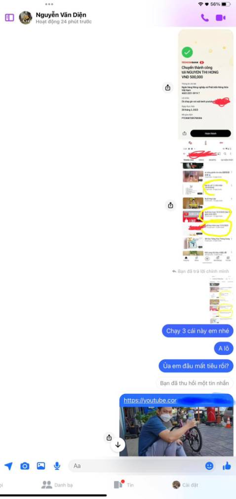 nếu có muốn tăng sub,tăng view,tăng giờ thì nhớ né gương mặt XẤU này ra nha.
nó nhận 500K xong,bảo rằng trong ngày sẽ lên đơn cho mình.trong 1 ngày sẽ tăng 100 sub,trong 3 ngày sẽ có thêm 4000g và bật kiếm tiền cho mình.
mình đã nghe theo lời nó và đã chuyển cho nó 500K.tới giờ đã 1 ngày trôi qua rồi mà 1 sub cũng không thấy tăng,1 giờ xem cũng không thấy có.
tlúc chưa chuyển tiền thì nó ăn nói lịch sự lắm,chuyển tiền xong nó im re luôn,mặc kệ mình có hỏi gì,nó đang online vẫn không trả lời,như vậy thuộc cái phường *** ĐẢO rồi còn gì?
tiền của người ta "dễ nuốt" quá sao không sợ mắc nghẹn rồi chết bất đắc kỳ tử?
một người 500,mười người 5000000,cứ tính theo cấp số nhân sẽ thấy nhiều như thế nào,
500K không đáng là bao, chấp nhận mất 500 để cho nó "hưởng" hết bệnh tật của cả dòng họ nhà mình thì cái giá đó quá rẻ?
cũng có vợ con rồi mà ?sao làm ăn gì mà *** lọc *** vậy?
bản thân nó chắc sẽ không bị sao đâu,vì nó sẽ là người mạnh khoẻ để lấy những đồng tiền *** về được mua thuốc cho người nhà nó uống./.
