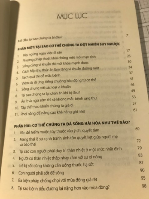 CƠ THỂ TA ĐÃ HAI TRIỆU NĂM

Một cuốn sách về sức khoẻ không chỉ về thân thể mà còn về tinh thần. Thực sự rất hấp dẫn và lôi cuốn. Đáng đọc 🙂 ❤