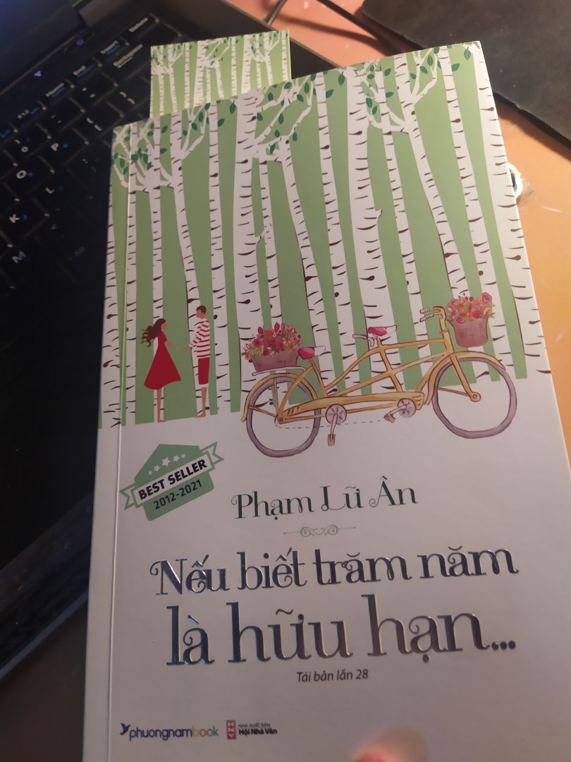 Sách đẹp không bị nhàu nát, được tặng cả cái đánh dấu trang. Tuy nhiên do dịch ship lâu quá.
Mới đọc Nếu biết trăm năm là hữu hạn thấy hay. Nó khiến mình phải suy ngẫm nhiều.