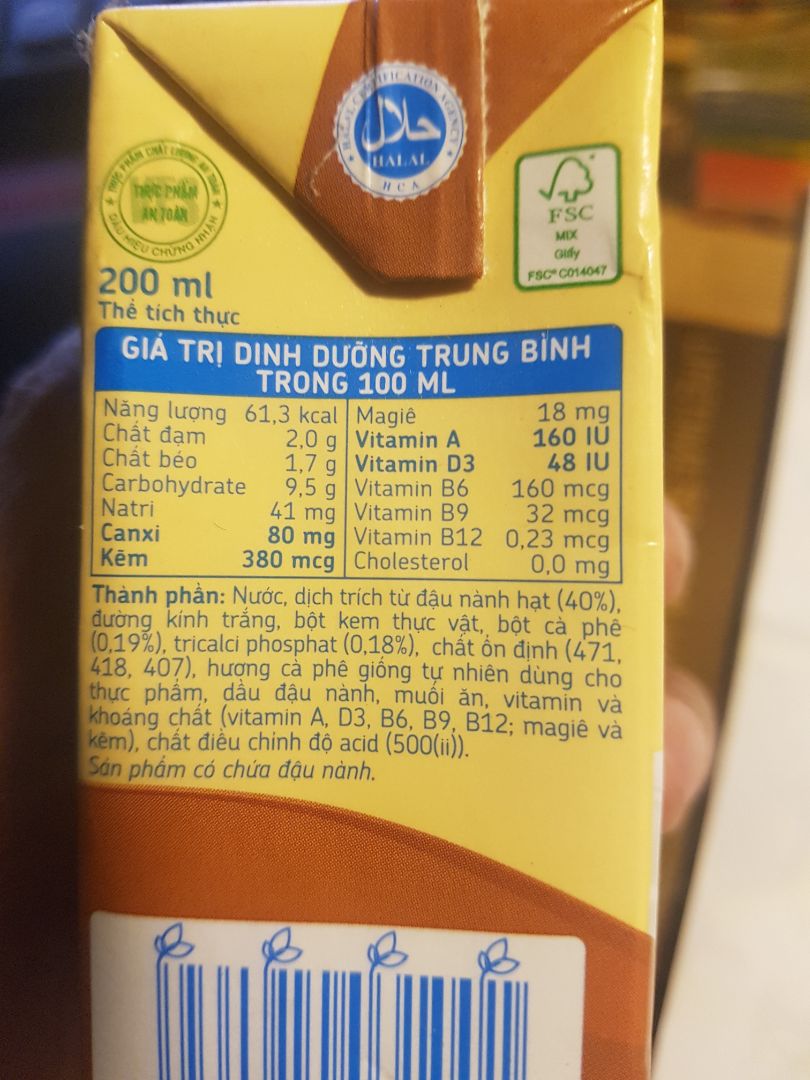 sản phẩm đúng như mô tả, nhãn hiệu fami

có vị thơm cafe,

có date được 6 tháng t11.2022,

chuẩn bị và giao hàng rất sớm,

giá khuyến mãi