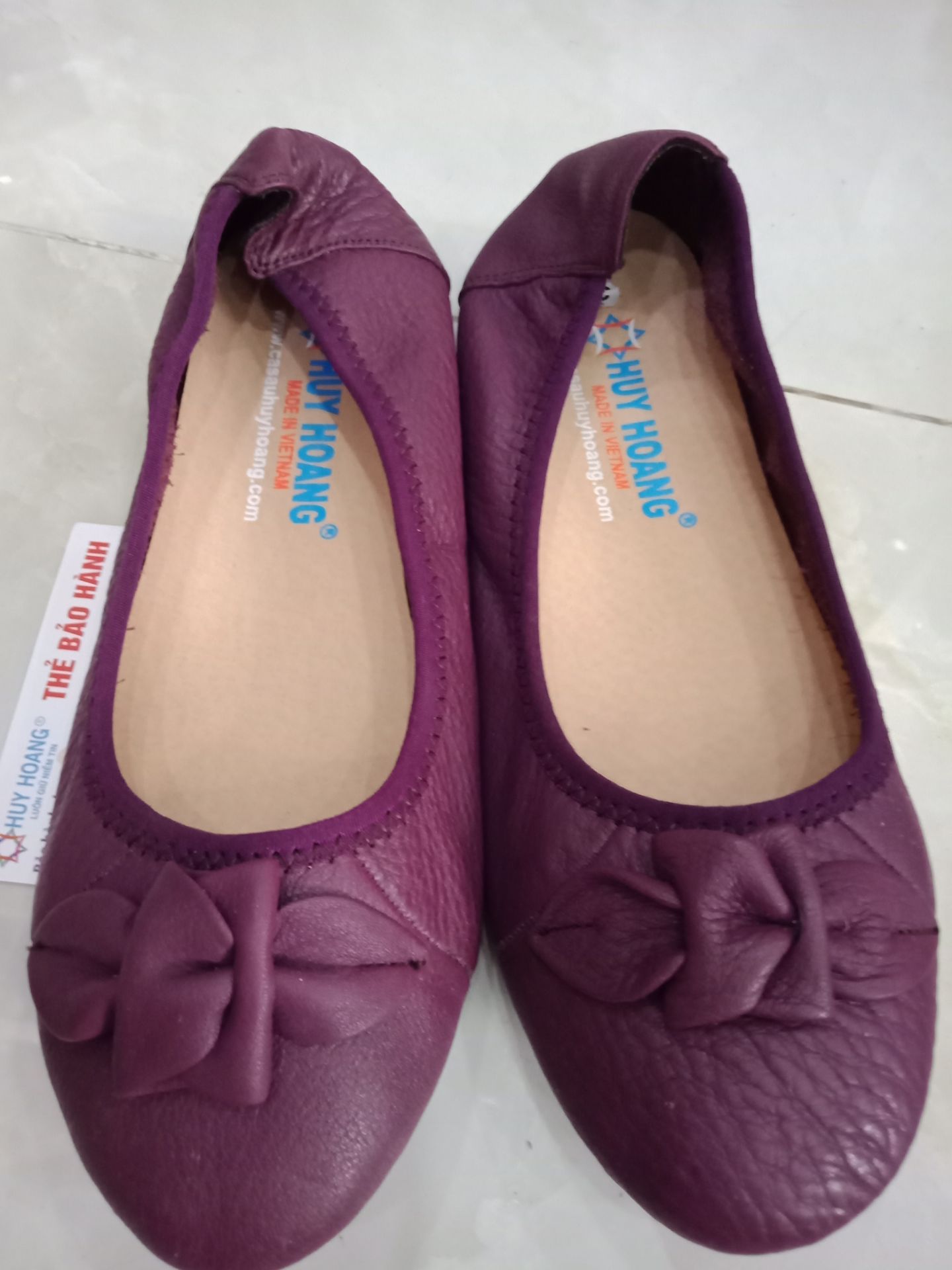 Giày đẹp ,da bò thật, mang mềm rất thích