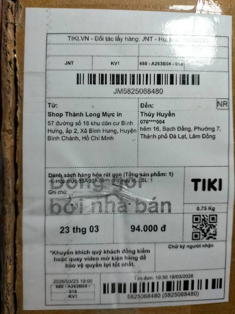 giao sai mã hàng rồi bạn ơi, giờ xử lý sao? đặt mã 85A, giao mã 285A đưa vào máy không sử dụng được!