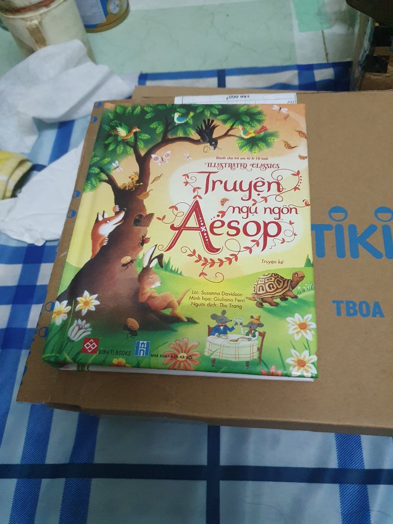 giao lẹ, hình thức đẹp chữ in hình ảnh rõ, nội dung phù hợp lứa tuổi, giá tốt. Rất cảm ơn