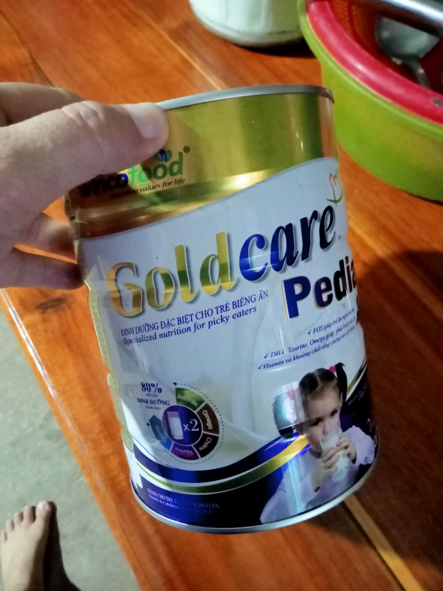 bé rất thích uống