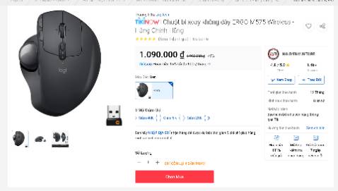 Giao hàng nhanh, chất lượng tốt. Bị một cái là ảnh đại diện của sản phẩm lại là con chuột khác. Các ảnh khác của sản phẩm khác thì đúng. Lúc order nhìn sơ không để ý, lúc nhận hơn hụt hẫng nhưng đúng là Logi m575. Chuột sử dụng thì ngon lành, sướng tay.