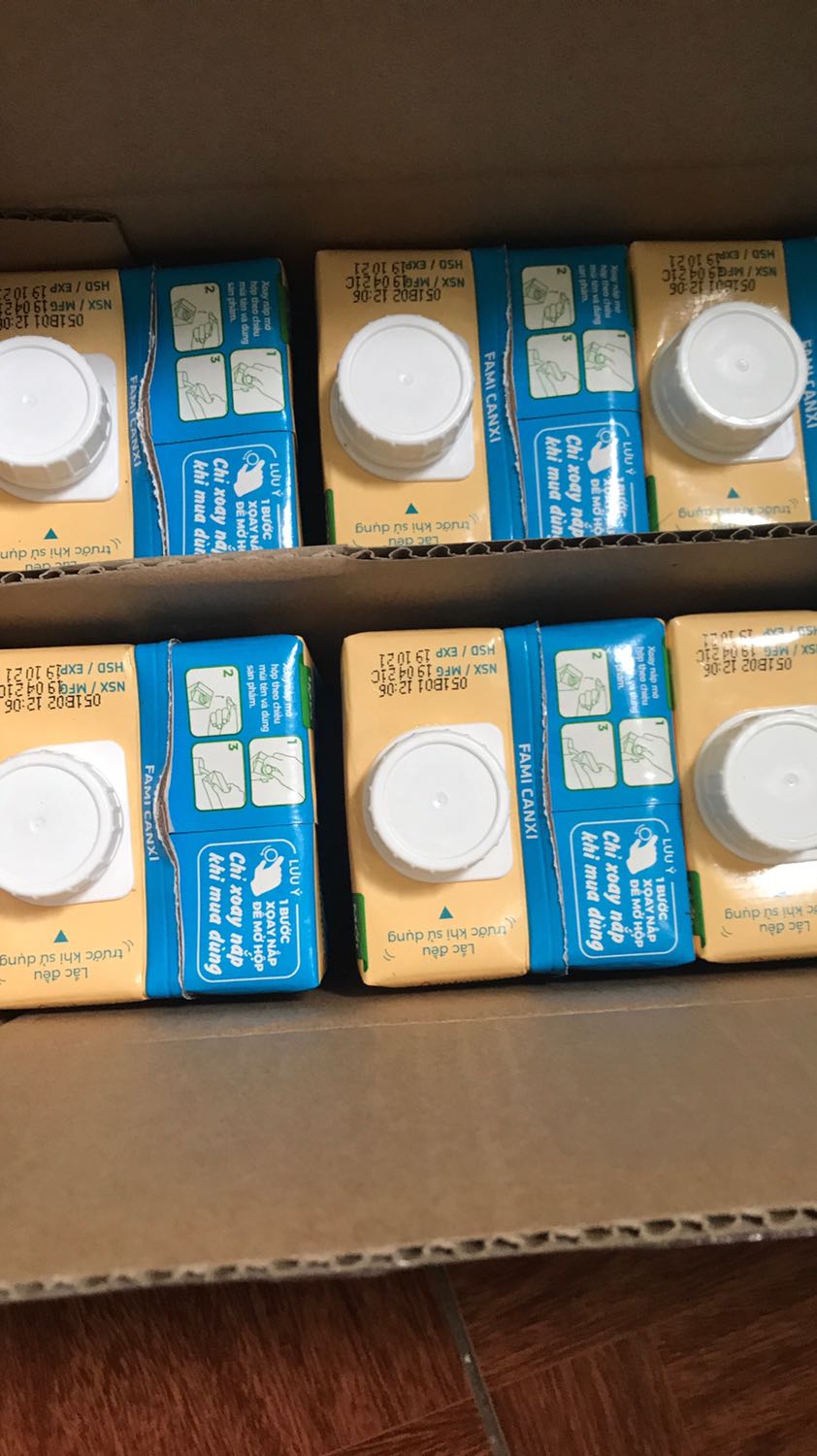 Sữa đậu nành này để tủ lạnh uống thật tuyệt giá lại rẻ Shop đóng gói cẩn thận ship nhiệt tình dễ thương