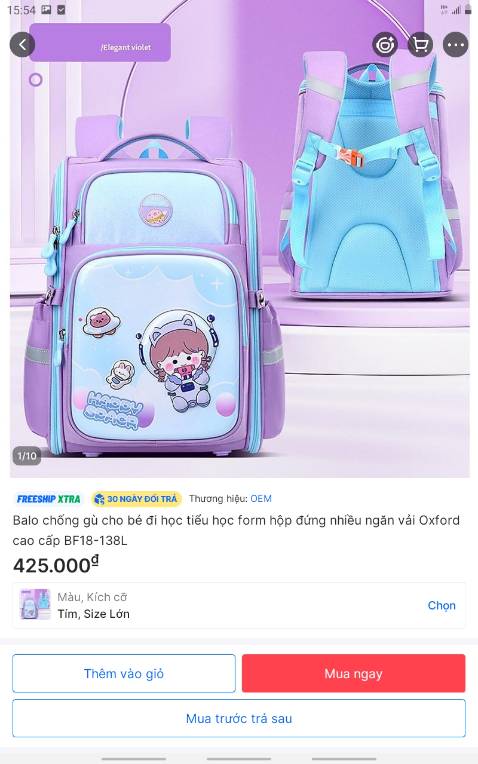 Tui cần lời giải thích ,cặp thì ok nhưng ko biết bềnh ko thì chưa biết
Nhưng xuất sứ có gì sai sai tui tin tiki bán hàng chuẩn cho dù giá cao
Tui né china bênh *** qua đây mua sao lại hàng china 
Có tặng móc khóa dễ thương