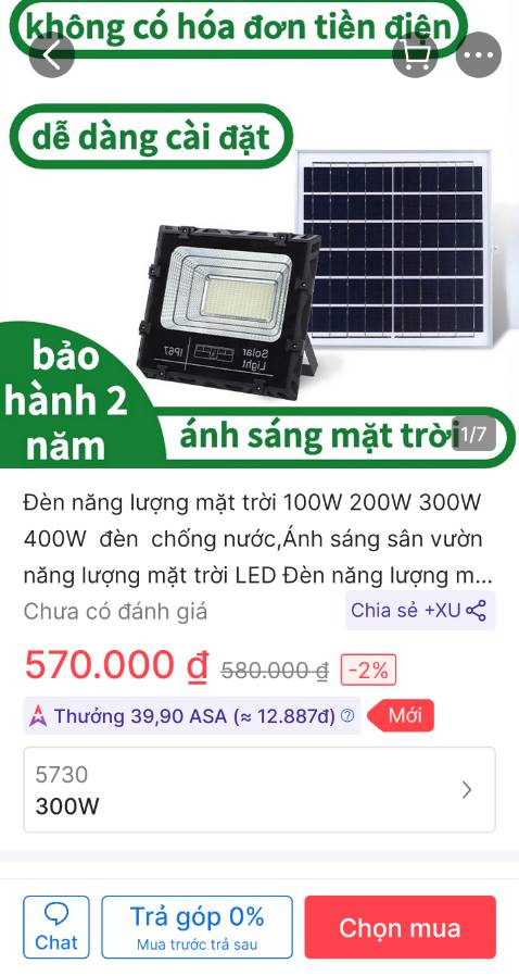 Đặt mua sản phẩm 300w giao 200w _ tấm pin nhỏ