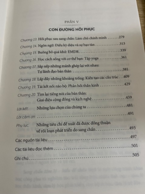 highly recommend cho những ai muốn tìm hiểu về những sang chấn tâm lý một cách khoa học nhưng dễ hiểu