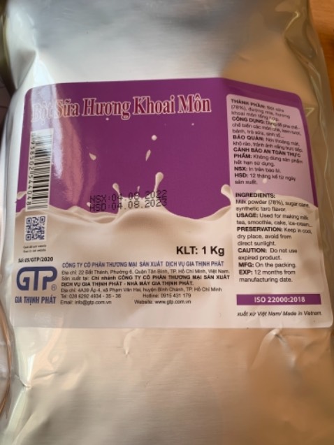 Chị muốn đổi lại sản phẩm khác, bột pudding hương khoai môn không phải bột sữa hương khoai môn liên hệ số ***