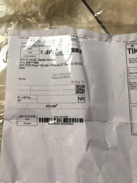 Mình có nhận được hàng cây lau nhà, nhưng hiện tai thiếu 2 cây bông lau, đề nghị kiểm tra lại, khi nào giao lại !