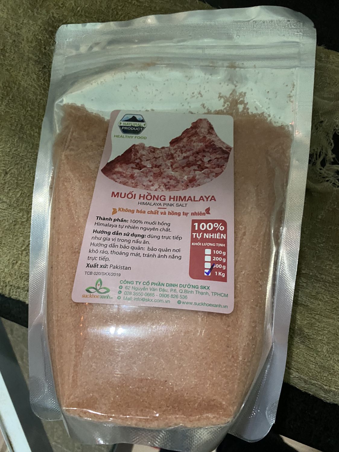 Chất muối mặn nhẹ hậu ngọt chứ ko mặn đắng như muối iot