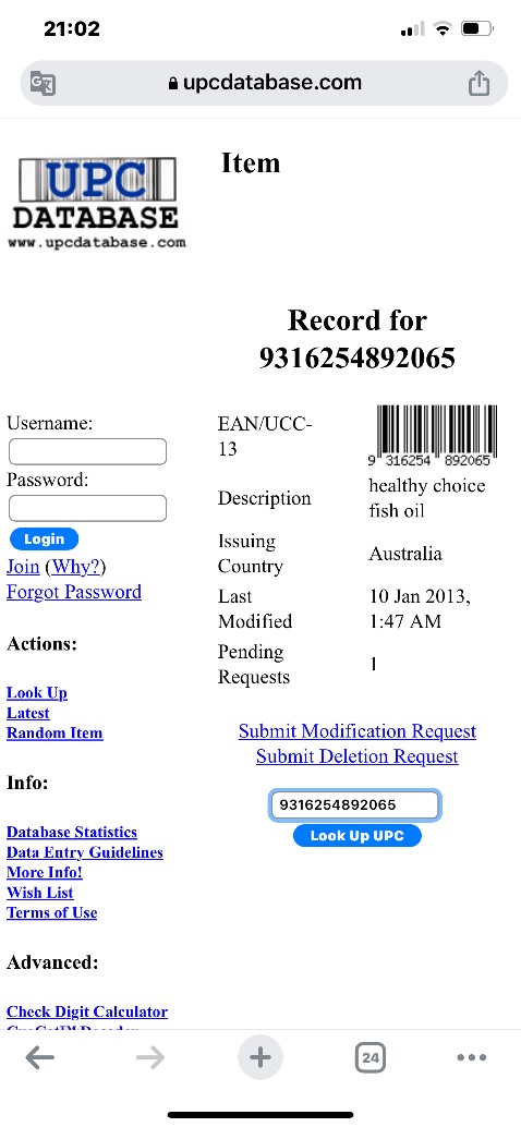 Mình mua hộp omega 3 tra mã vạch thì ra xuất xứ của Úc, còn hộp Omega 369 thì tra ko ra. Anh shiper vui vẻ nhiệt tình, Tiki giao sớm hơn dự kiến 1 ngày.