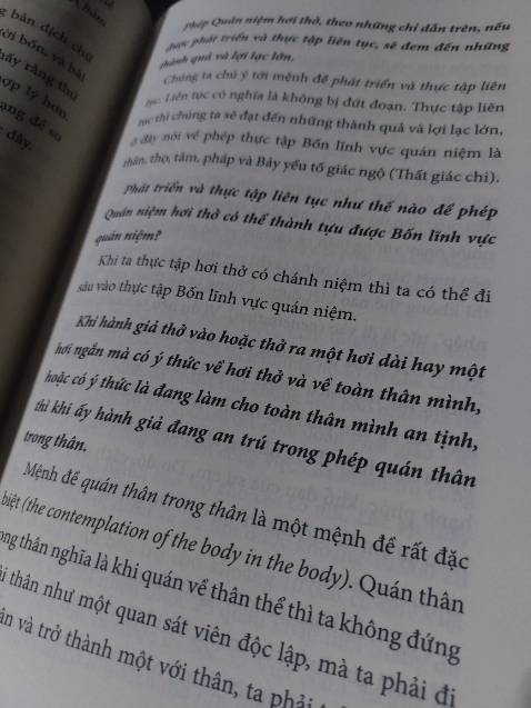 Tui quyển này vì có Chú giải Kinh Quán Niệm Hơi Thở, đó Sư Ông giảng. Nếu tu thiền sẽ hữu ích cho bạn!