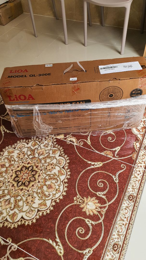 quạt rất đẹp. chạy êm. nhỏ gọn. có tay xách trên đầu quạt rất tiện khi di chuyển. quạt nhỏ nhưng cho gió nhiều. 
độ bền thời gian mới biết.