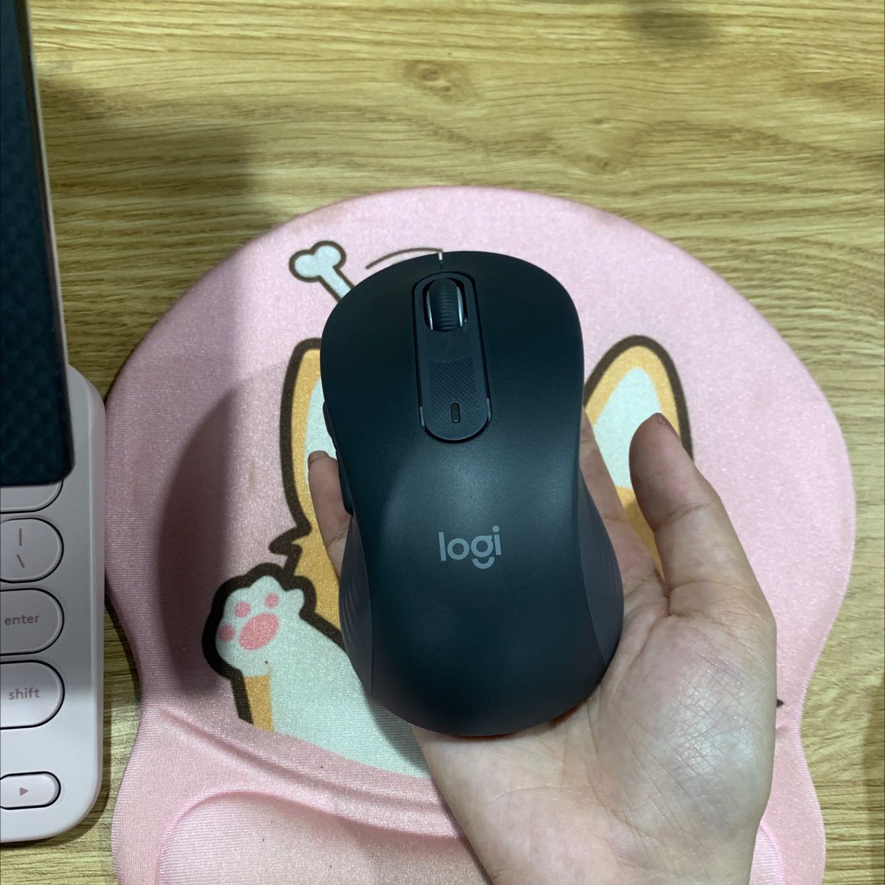 Tay nữ form nhỏ nhưng chuột size to sẽ cầm đỡ mỏi tay hơn các form khác. Bấm siêu êm và nhạy. Được custom nút bấm theo ý muốn. Chất lượng 5* so vs giá tiền