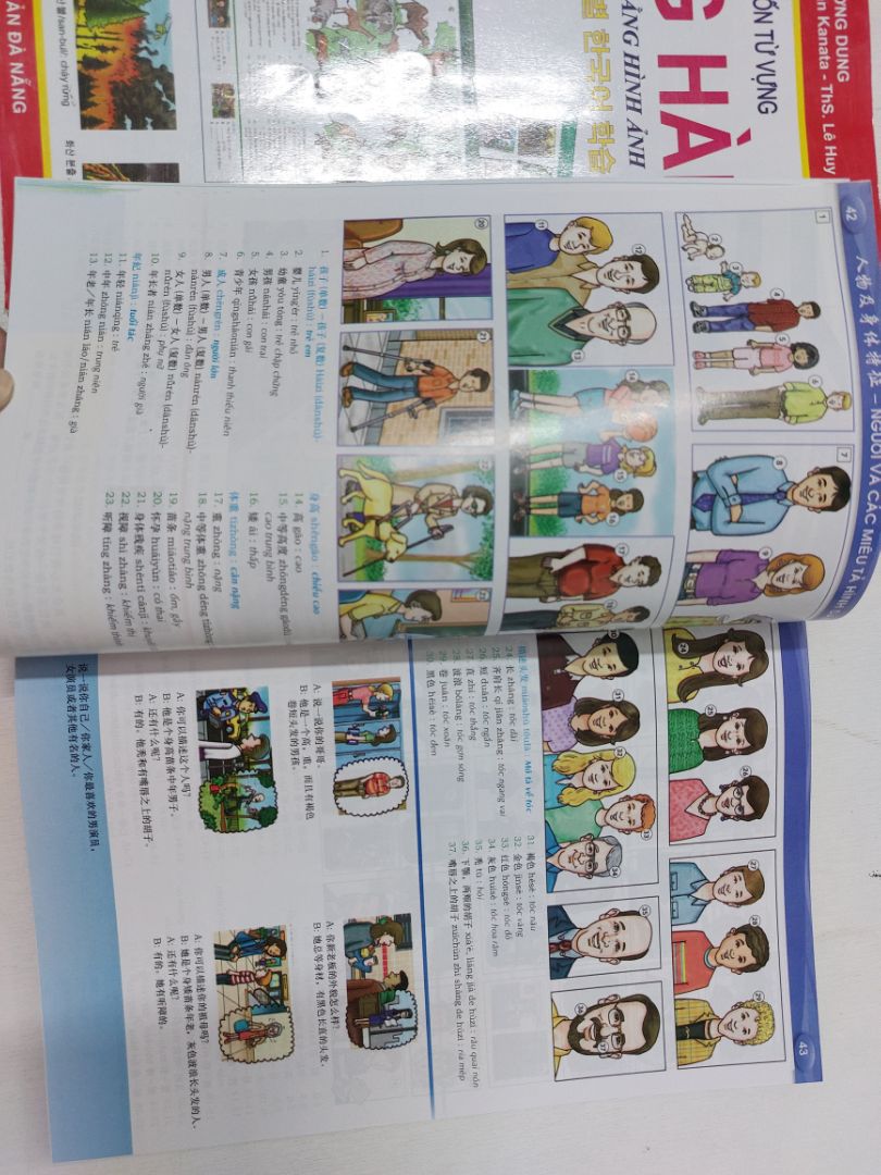 Quyển này bé hơn quyển từ điển Hàn
Nội dung hấp dẫn
In màu