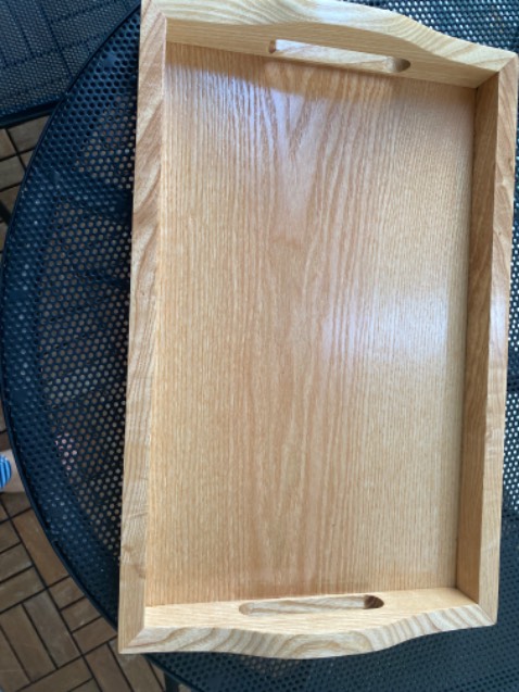 Hàng đẹp, dày dặn. Tuy nhiên , có phần mép chưa được đẹp lắm vì vết cắt gỗ khiến phần mép này nó có chít răng cưa. Vẫn cho 5 sao hy vọng shop lưu tâm hơn nhé! Xin cảm ơn Shop, Tiki và đội ngũ shipper