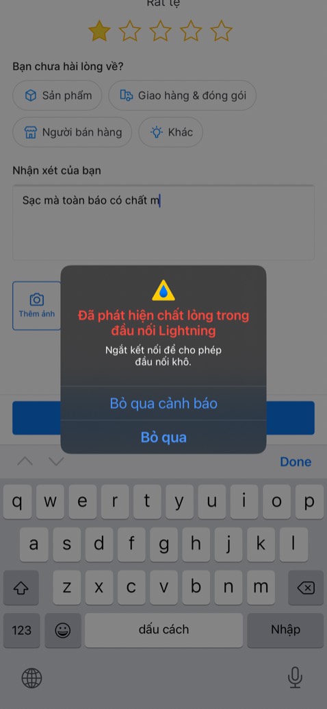Sạc mà toàn báo ntn, k thể nào sạc nổi. Đã vậy lúc Ko báo thì sạc mấy tiếng cũng k lên nổi 50% Sạc mà toàn báo ntn, k thể nào sạc nổi. Đã vậy lúc Ko báo thì sạc mấy tiếng cũng k lên nổi 50%