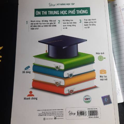 Sản phẩm đáng để mua có tổng hợp các công thức và có sơ đồ từng dạng bài giúp chúng ta hệ thống được lượng kiến thức trong sgk. Có mã Qr giúp chúng ta có thể truy cập nhanh vào các bài giảng nữa nói chung sách rất đáng để mua
