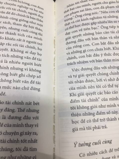 Tiki Trading, vui lòng check lại sách trước khi giao, tôi mua 4 quyển sách gồm:
+ Vị tu sĩ bán chiếc Ferreri
+ Dạy con làm giàu tập 11, 12, 8
Vừa mới đọc xong quyển Dạy con làm giàu tập 8, sách có dấu hiệu như hình tôi gửi.