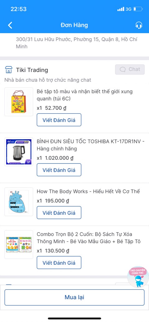 Tôi mua hàng chính hãng của Tiki Trading giá hơn 1 triệu, hàng xuất xứ NHẬT. Nhận hàng tôi mở ra xem là sản xuất và xuất xứ TRUNG QUỐC. Khi tôi chọn vào xem lại sản phẩm thì dẫn tới một nhà bán hàng khác. Đề nghị kiểm tra và tôi muốn trả hàng ngay lập tức. Đề nghị Tiki kiểm tra kĩ trước khi giao để tránh mất thời gian đôi bên!