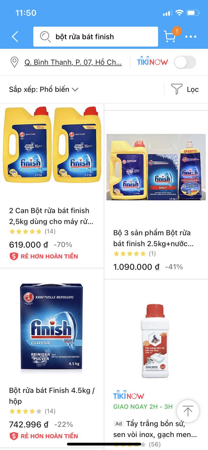 Mua hộp 4.5kg giá 743k nhưng lại giao 2 can giá 619k 5kg, tiki giải thích hộ cái ?!!!