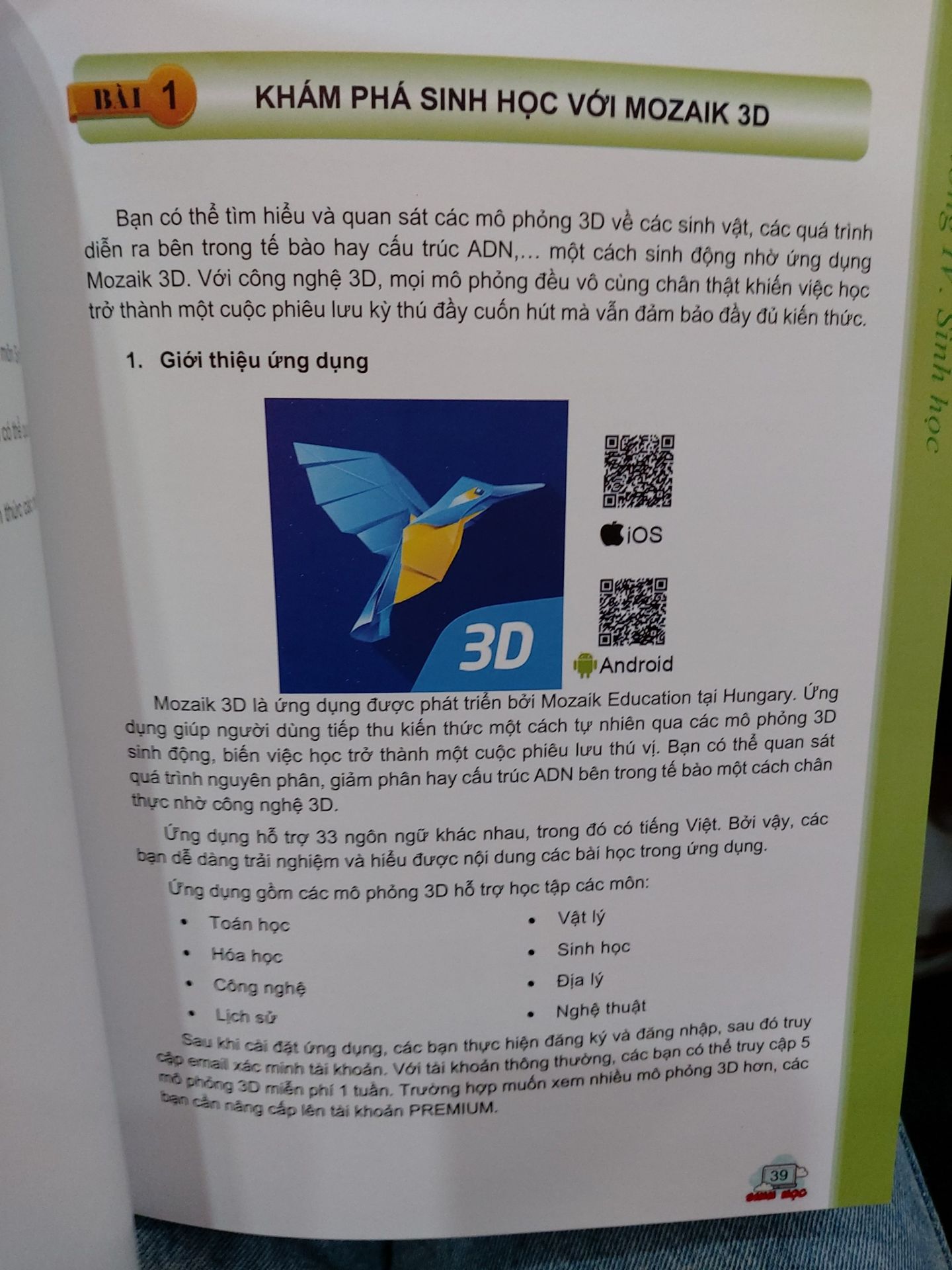 Sách đẹp, trình bày rất khoa học dễ hiểu, có nhiều ứng dụng hữu ích. Tôi đã cùng con làm thí nghiệm tìm hiểu cấu trúc ADN, rất thú vị. Các phụ huynh nên mua cho con cuốn sách này