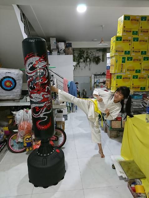 Sản phẩm đẹp, chất lượng, chuyên nghiệp. Trụ rất hữu ích trong luyện tập võ, xả tress, bực tức. Những chuyện khó nói, hờn giận vu vơ, cãi lộn... đều dùng dc.