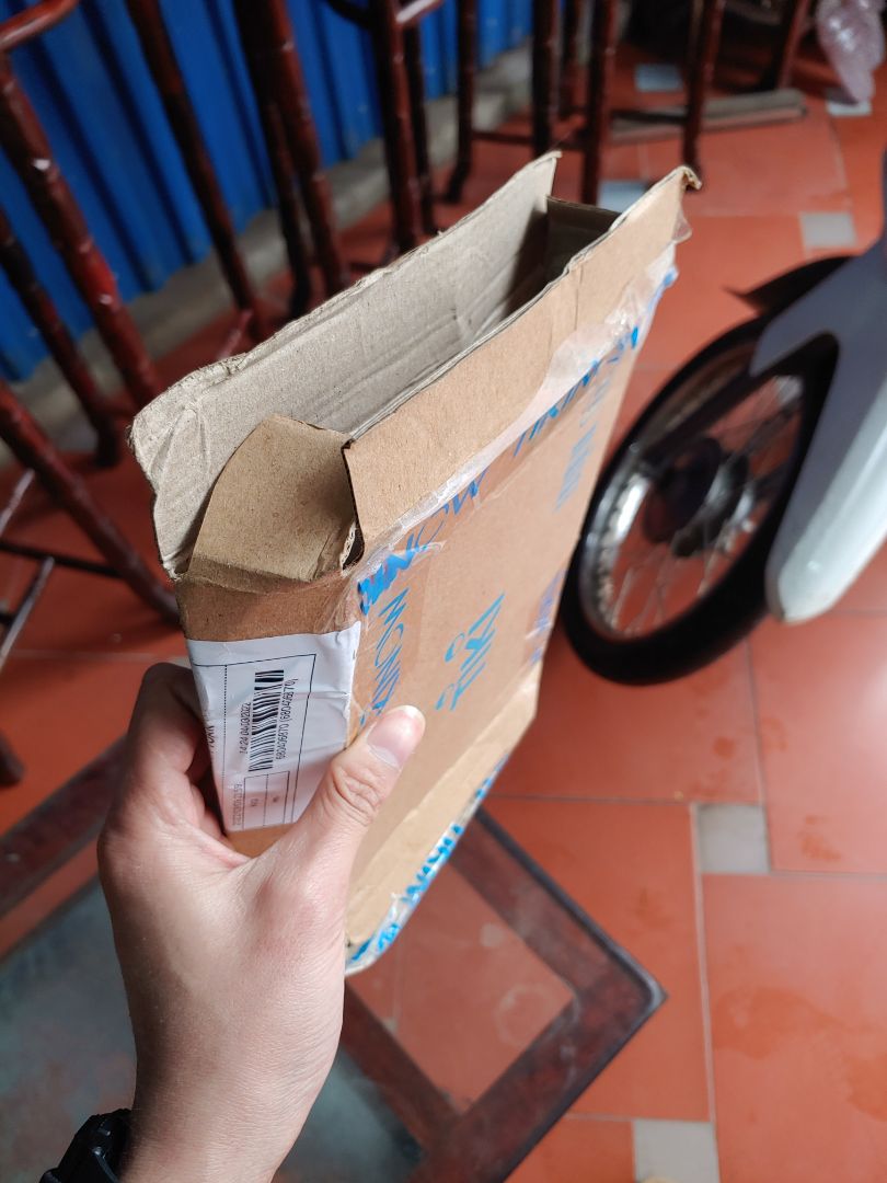 cách thức đóng gói rất ẩu.