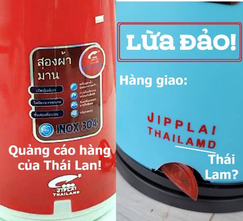 *** ĐẢO! Treo đầu dê bán thịt ***!

Hàng mỏng teng nhìn giống đồ chơi, giao tới còn bị bung, đèn lệch ra ngoài. Nhựa nhám như ve chai chứ ko phải nhựa bóng như trong clip, trong hình. Nhãn hiệu, màu sắc cũng khác hoàn toàn với bài đăng bán. Quảng cáo là hàng Thailand, nhưng thự thế là Thái Lâm (ThaiLamd), mực in cẩu thả bong tróc. Nói chung là giống ĐỒ VE CHAI hơn. 
Dây thì ngắn ngủn ko đủ cắm khi để trên bàn, phải cắm bằng ổ điện kéo riêng. 
Nói chung là làm ăn *** lọc, bán hàng ***. Gần như là đặc trưng của người VN.