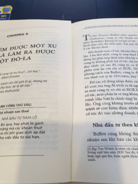 Sách bề ngoài đẹp, bọc sách OK. Tuy nhiên gáy sách đã bị bung keo do đó vài trang sách đã rớt ra. Mình sẽ hài lòng hơn nếu được đổi sách mới.