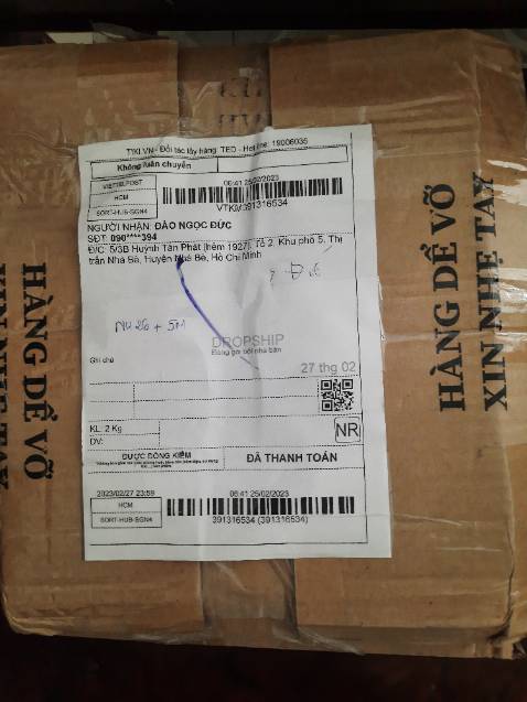 Sản phẩm bị móp mà vẫn giao cho khách hàng, ko biết shop có kiểm tra trước khi giao cho khách ko, ko hài lòng chút nào