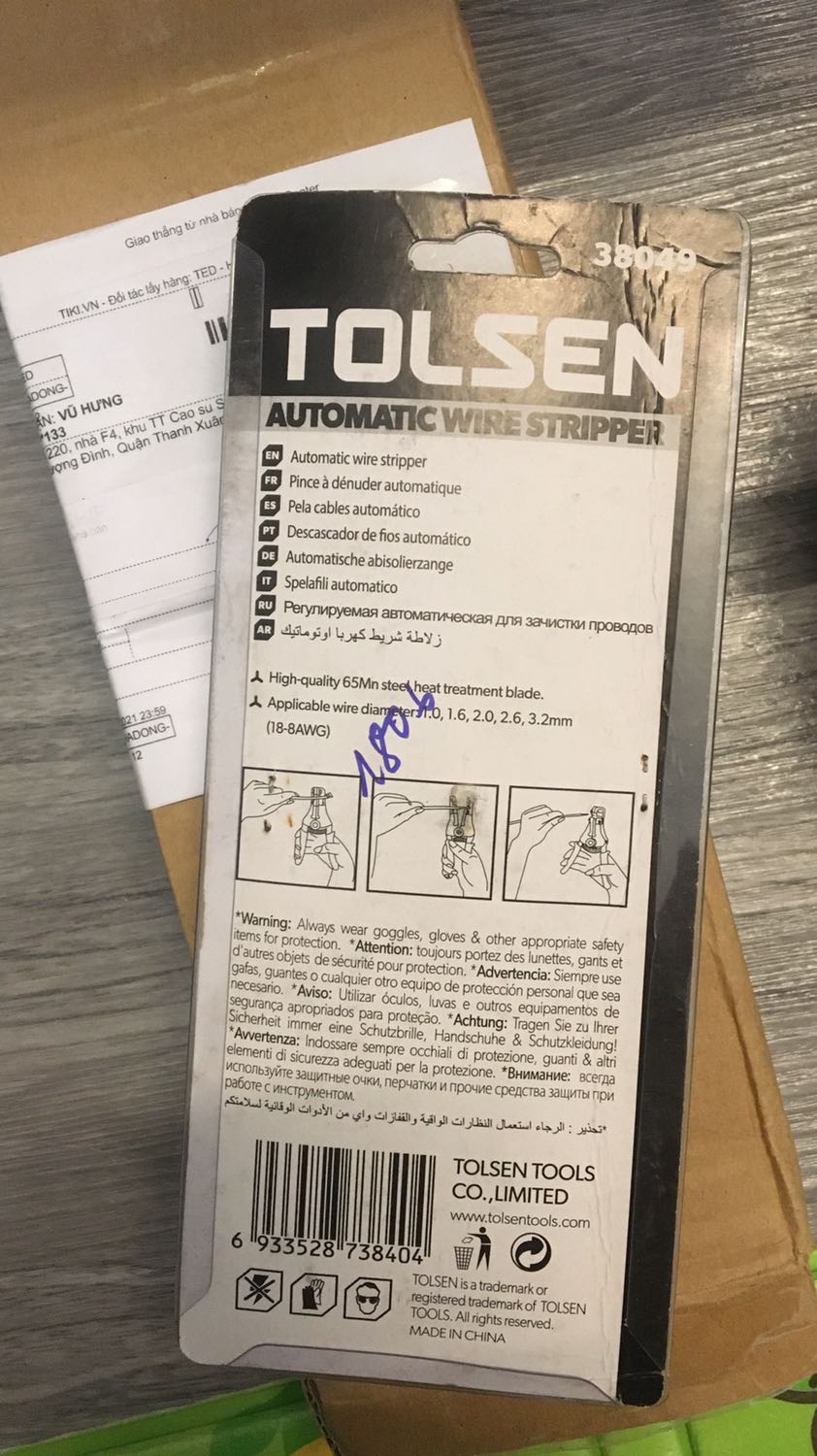 Đặt kéo 30049 thì giao kìm tuốt điện 38049 shop làm ăn tắc trách quá