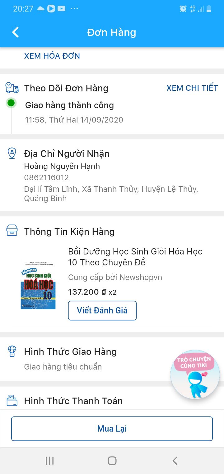 mình đặt 2 trả tiền 2 nhưng chỉ mới nhận đc 1 . Tại sao lại như vậy nhỉ?