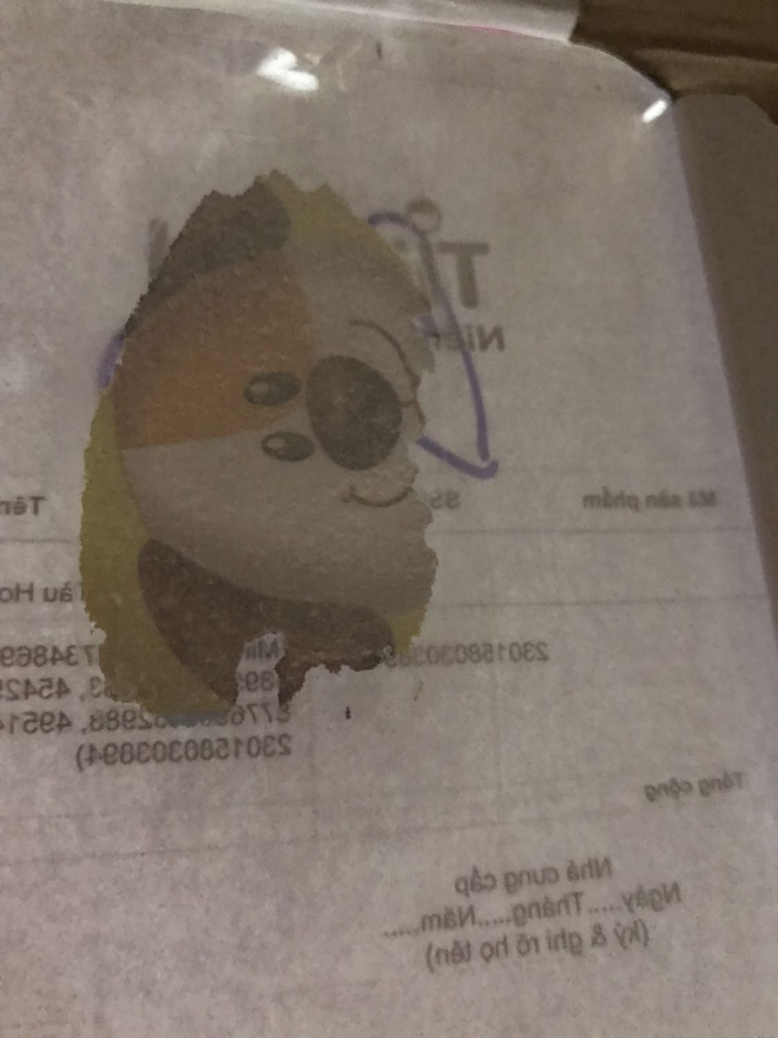 Mình nhận được xe màu hồng, cũng đẹp, nhựa tốt. Để bé tập đi thì xe nhẹ và đi bon bon nên bé phải đứng tốt và đi men tốt rồi mới dùng được không dễ bị lao ra phía trước. Bên vận chuyển hay shop lần sau dùng băng dính thì để ý chút đừng để bị dính vào cái tem ở xe không giở ra sẽ bị mất một miếng như này. Dùng kéo cắt ra dán lại cũng được nhìn không đến nỗi nham nhở.