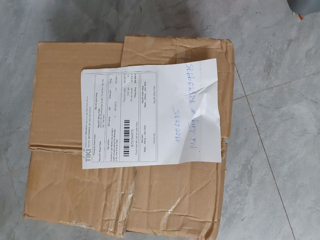 tôi mua cơm bo 2 sản phẩm là 4 cân tại sao giao có hai can là sao yêu cầu hỗ trợ