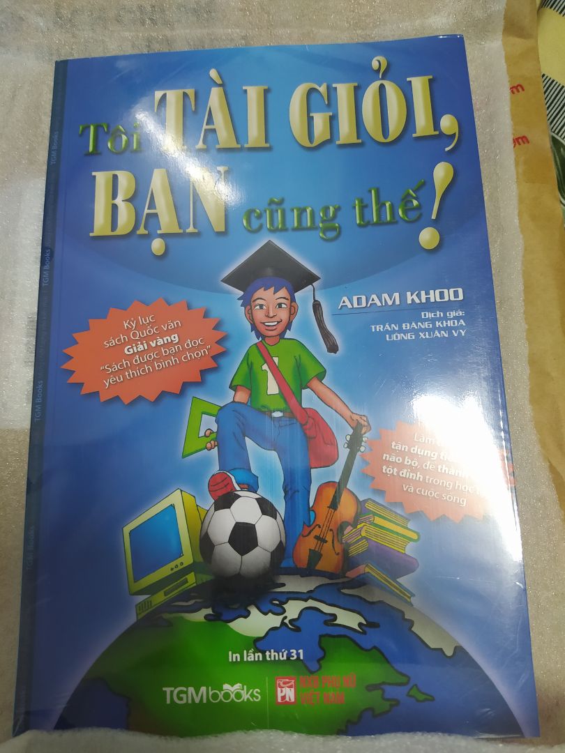 Sản phẩm đóng gói cẩn thận, sách chất lượng cao,nội dung sắp xếp logic.Nói chung mn nên mua đọc bởi tác giả đều lấy những câu chuyện thực tế mà viết sách nên khi đọc tạo cảm giác gần gũi và thực tế.