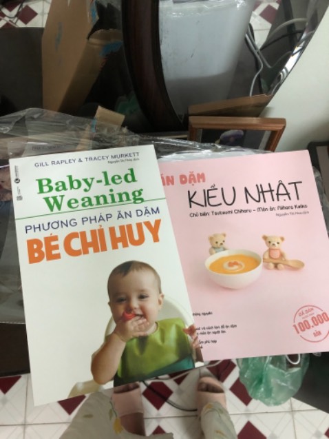Sách đẹp. Nội dung thiết thực cho các ông bố *** muốn tập cho bé ăn dặm không theo phương pháp truyền thống hoặc kết hợp các phương pháp