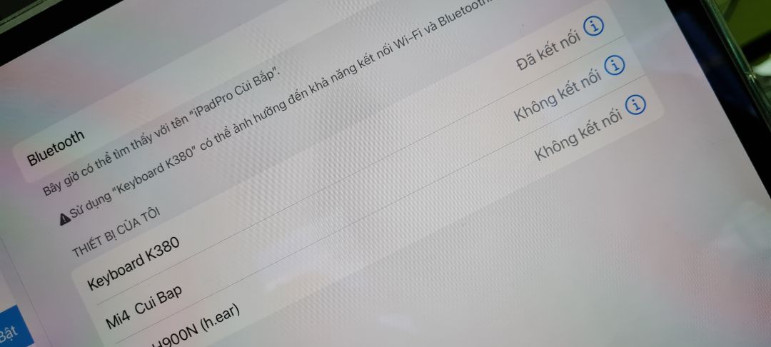 Đúng là TIKI NOW.
enter 8:15...10:05 đa nhận hàng 
Cứ theo hướng dẫn mà làm, kết nối IOS, Android box....chạy ào ào.
Play  Spotify, các phím volume,  next, pause hoạt động hoàn hảo...kết nối với Android Bõ...xem NetFlix,  YouTube...search  như trên máy lớn.
Vote cho TIKI NOW *****
Cho Logitech K380 ****
Highly recommend. Đúng là TIKI NOW.
enter 8:15...10:05 đa nhận hàng 
Cứ theo hướng dẫn mà làm, kết nối IOS, Android box....chạy ào ào.
Play  Spotify, các phím volume,  next, pause hoạt động hoàn hảo...kết nối với Android Bõ...xem NetFlix,  YouTube...search  như trên máy lớn.
Vote cho TIKI NOW *****
Cho Logitech K380 ****
Highly recommend.