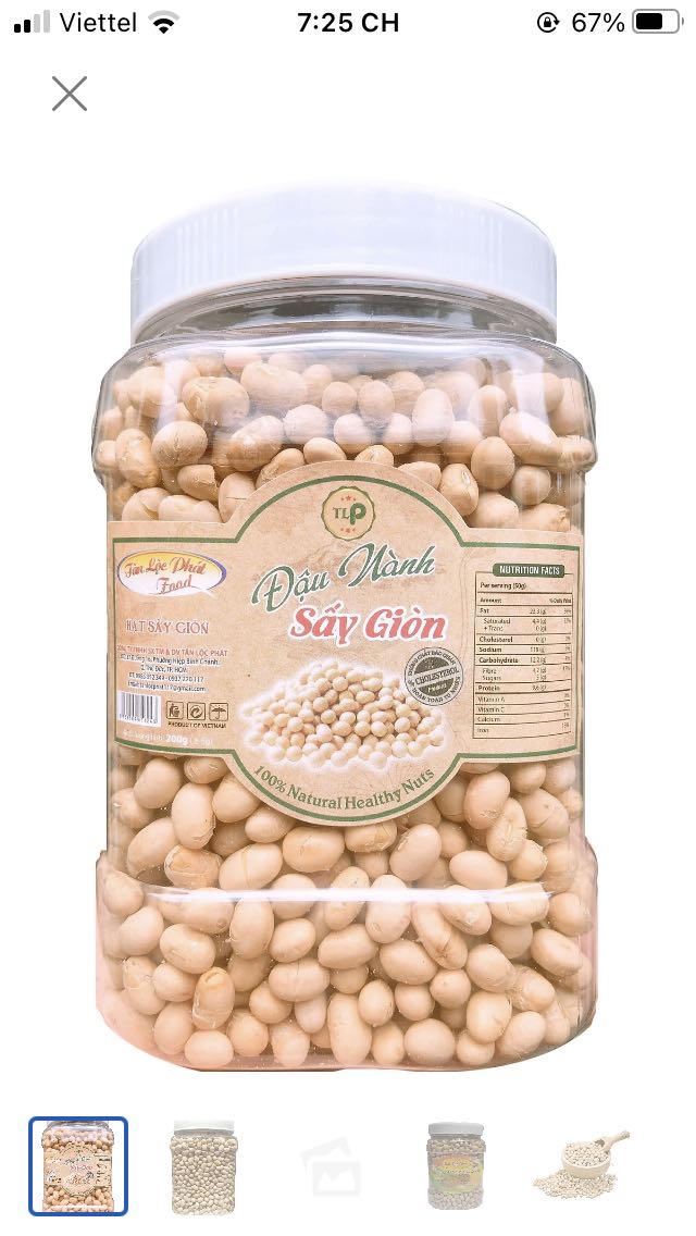 Bao bì như sp mô tả, ăn thì k đc ngon!