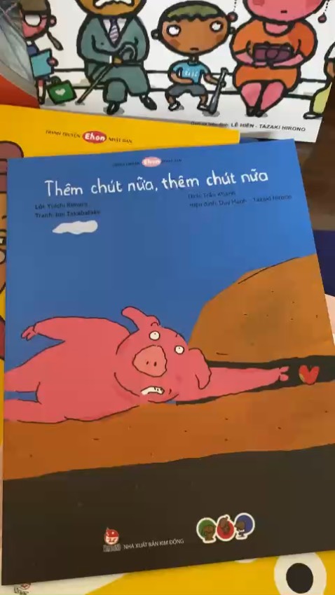 thích màu sắc của quyển này, đúng là sách nhật nên chuyện nhẹ nhàng nhưng rất đúng gu các con