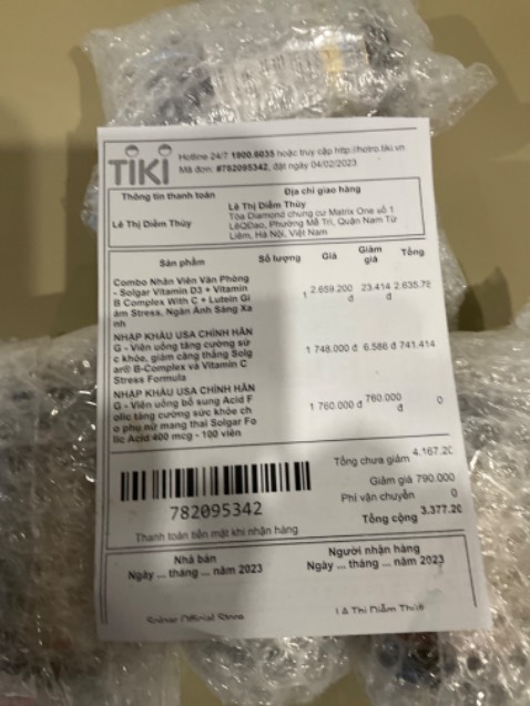 Đóng gói cẩn thận, hóa đơn rõ ràng, hàng nhập khẩu chính chính ngạch, giá cả hợp lí. Lần sau dùng mình sẽ mua tiếp.