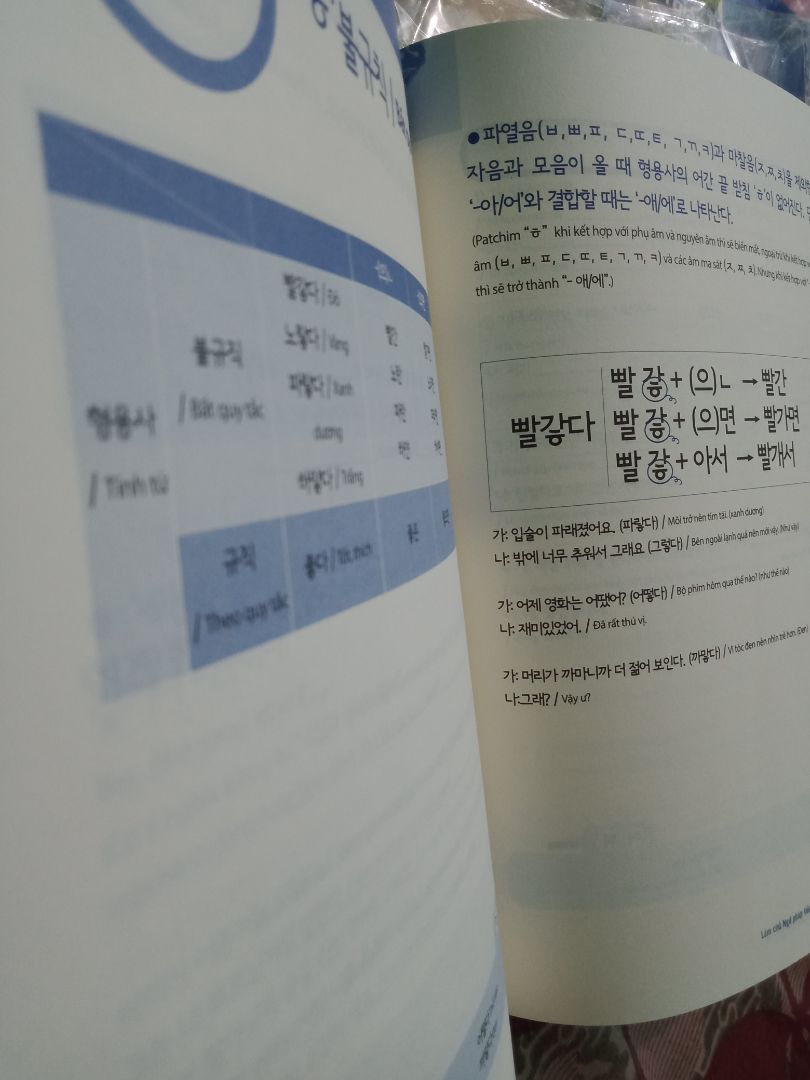 sách dày, giấy đẹp và nội dung khá chi tiết giúp bổ trợ tốt hơn khi học tiếng Hàn ạ. Một vài chỗ in hơi nhoè và mờ những nhưng nhìn chung sách ok lắm nha 💜💜💜💜