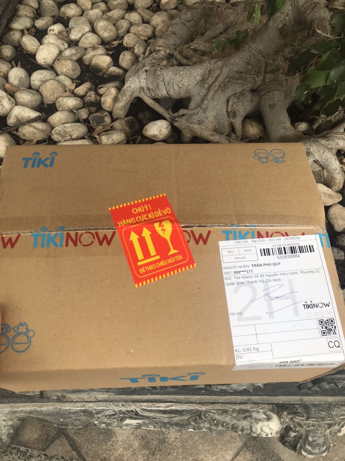 Nhìn nhỏ hơn mình tưởng. Giao hàng nhanh