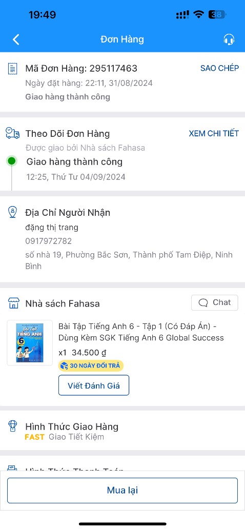 Chưa nhận được hàng mà đã báo đơn đã vận chuyển ???