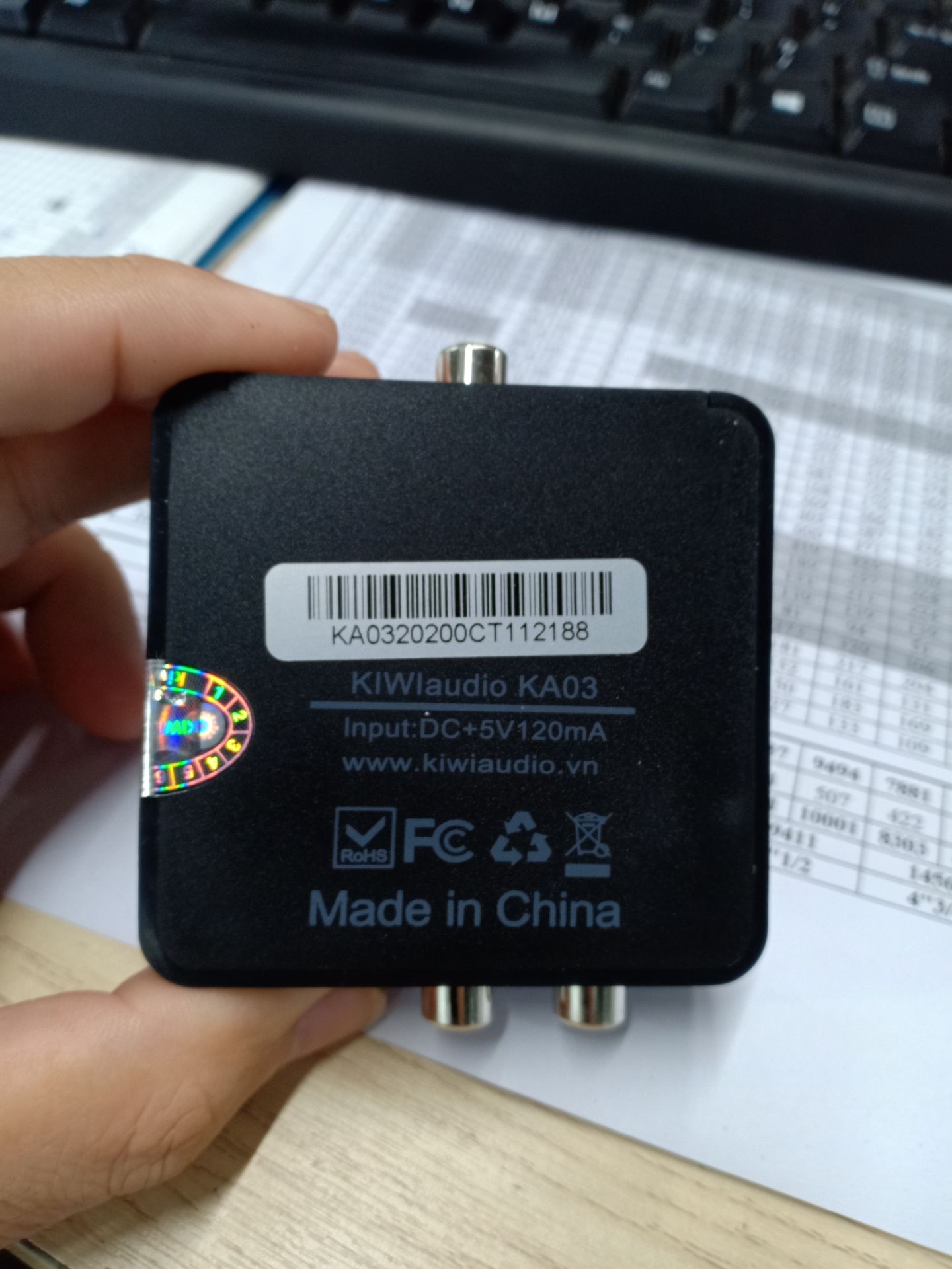 mới nhận hàng chưa dùng, nhưng kiểm tra trang chủ thì không có thông tin. đợi dùng ok thì sẽ đánh giá lại