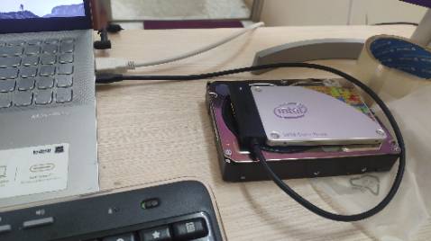 Thiết bị không nhận ổ cứng.