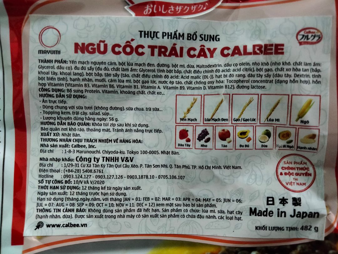 Ngũ giòn có trái cây nữa, ăn vs sữa chua k đuong vs mạt ong ngon lắm.