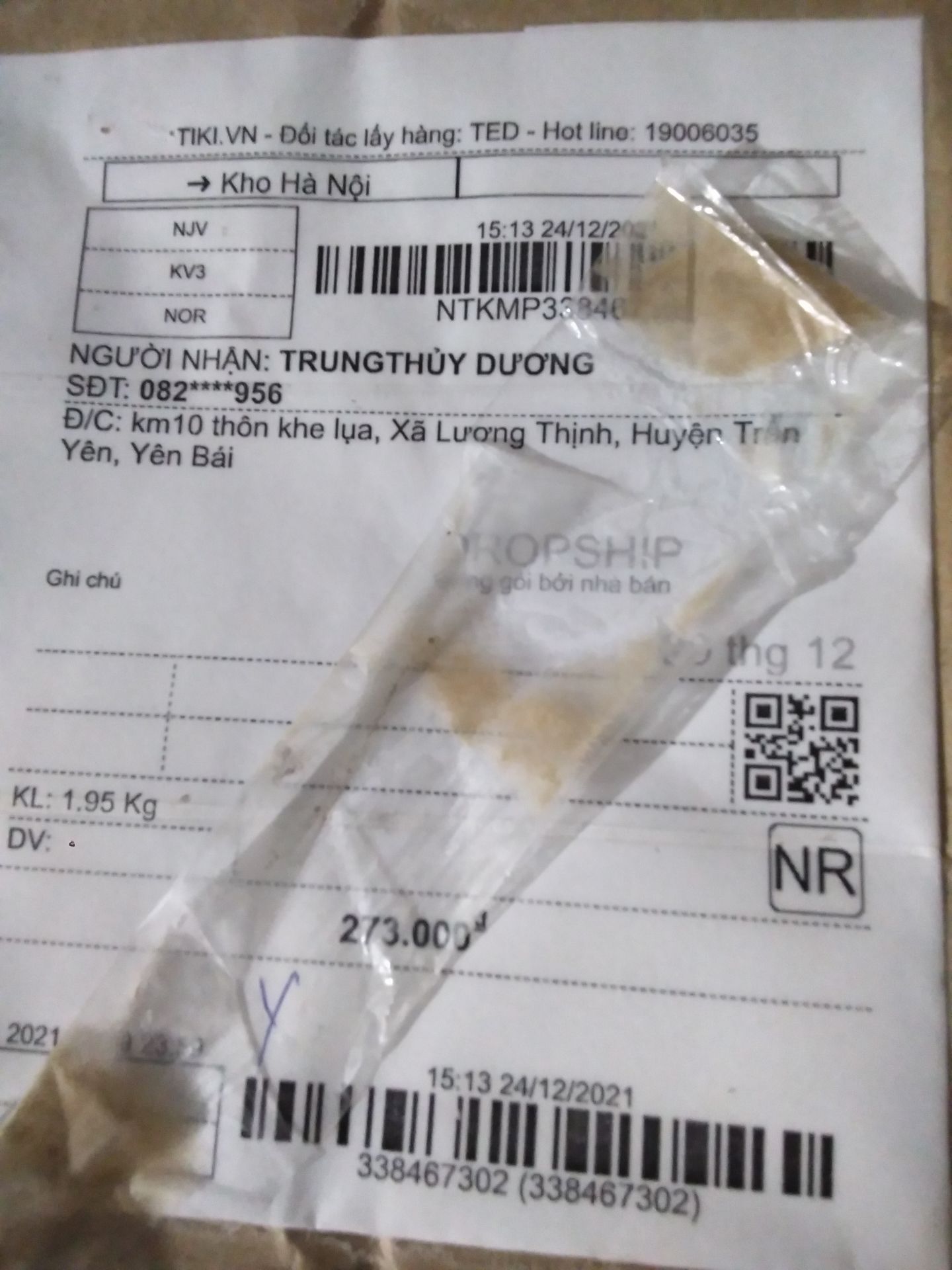 mình chưa nhận được sản phẩm do gửi sai,tiki báo cho thu hồi đổi trả mình cũng vừa giao cho bên giao hàng để gửi lại